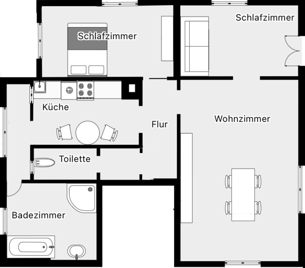 Ferienwohnung Zwergdackeladlerhirsch Beuron Exterior foto
